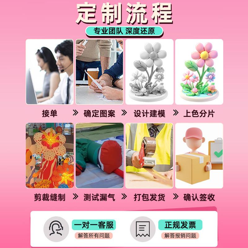 源头厂家充气卡通气模产品定人偶做模型气膜商场户外美陈开业道具