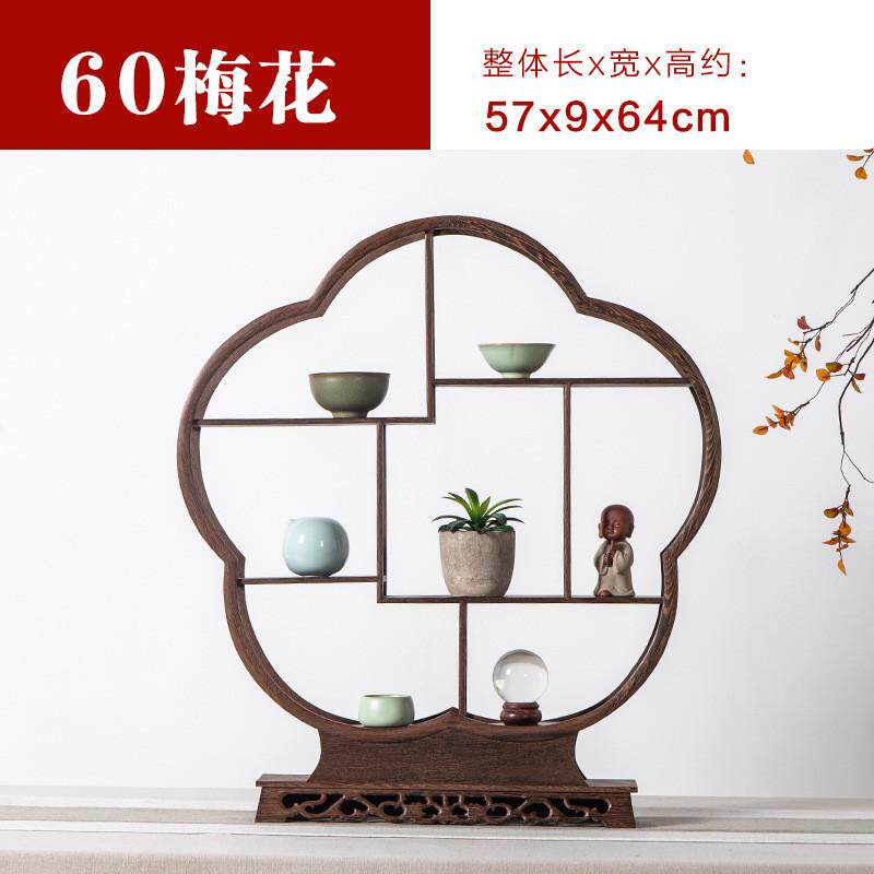 鸡翅木大小博古架实木红木中式茶具多宝阁仿古杯壶古董摆件展示架