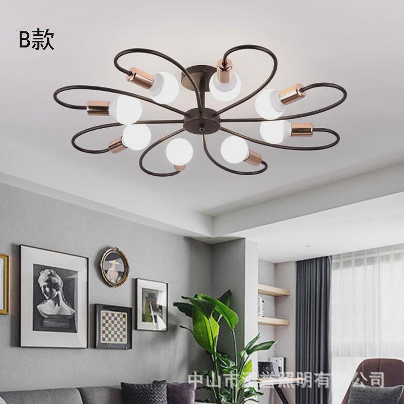 北欧卧室灯led吸顶灯书房创意大气个性家用餐厅简约现代客厅灯具