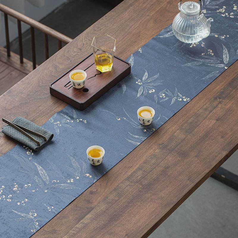 中式锦缎茶席桌布复古日式禅意茶桌垫子高端布艺泡茶隔热茶几桌旗,居家布艺,桌旗,淘宝优惠券,粉丝福利购,淘宝优惠卷