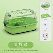 新款 透明亚克力仓鼠笼大号全景双层金丝熊仓鼠别墅花枝鼠饲养箱