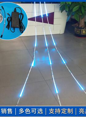 厂销10米柔性霓虹灯流水追光全亮灯条led长条七彩灯管12v蓝色带