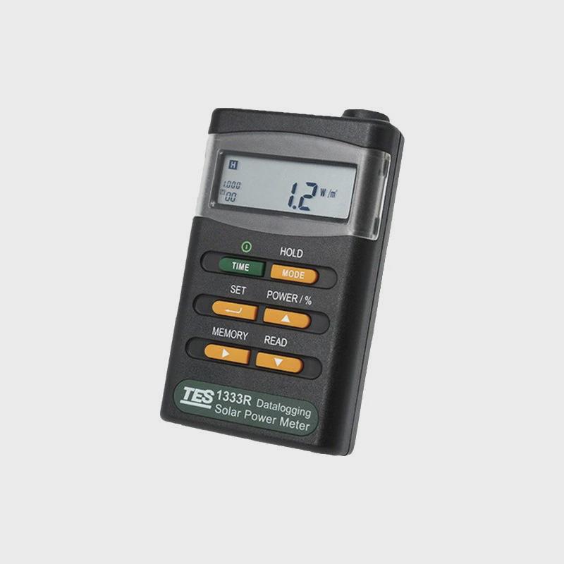 热销台湾泰仕TES-1333TES-1333R多功能数字照度计太阳能功率强度