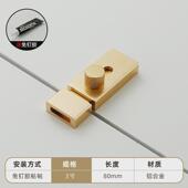 TUF4简易明插销门扣子门栓门拴门锁扣门闩卫生间固定木门销卡扣免