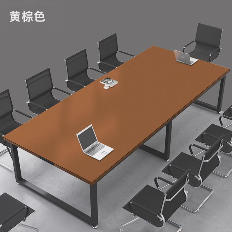 会议室桌布长方形桌面垫感防水皮革桌垫办公室工位轻奢台布