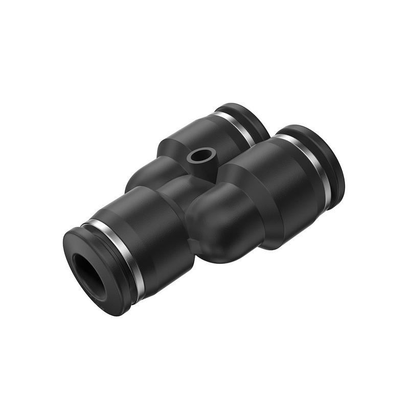 tpm朝日气动三通y型径py6/8/10/12/16变气管快速接头快插pwy12-8