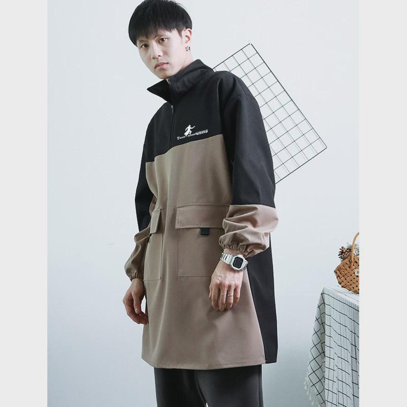 长袖围裙工作服女画画花艺罩衣餐厅用厨房做饭大褂男家反穿衣印字