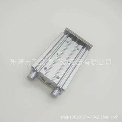 热销smc三带导杆气型轴缸mgplmgpm63-50z导杆气缸