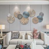 壁挂 饰餐厅铁艺雕软装 福墙面装 饰家饰轻奢挂件客厅沙发电视墙装