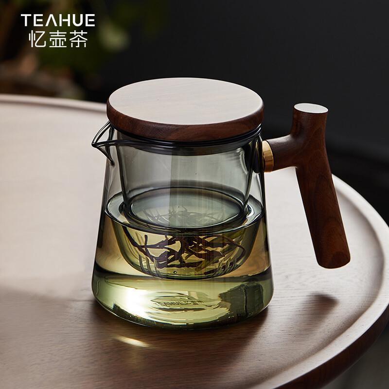 玻璃煮茶壶家用烧水壶大容量办公室侧把茶壶小型电热茶炉茶具套装