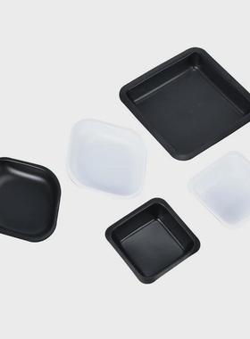 称量称量舟塑料实验皿天平称量船大号中号小号黑色白色物理实验室