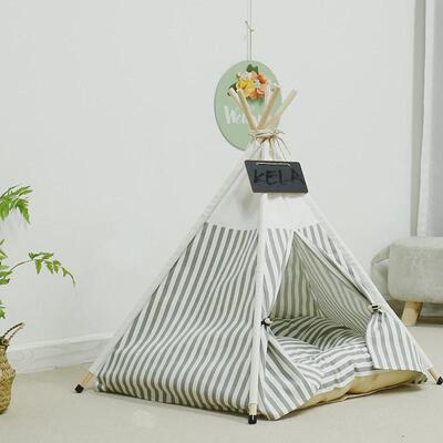 宠物用品尔拉宠物帐篷狗窝可拆洗帆布宠物垫冬季保暖宠物窝可