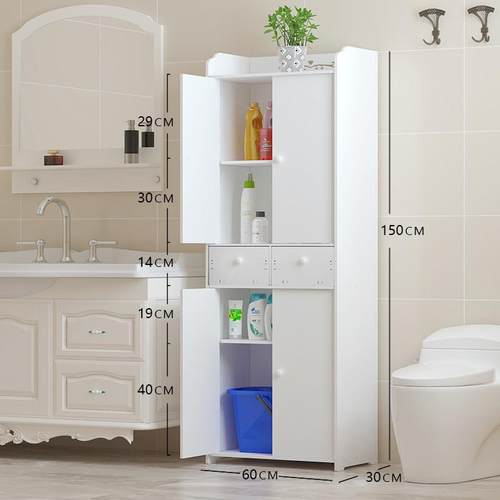 卫生间置物架落地式浴室脸盆架盆放厕所收纳架子洗手间收纳柜防水