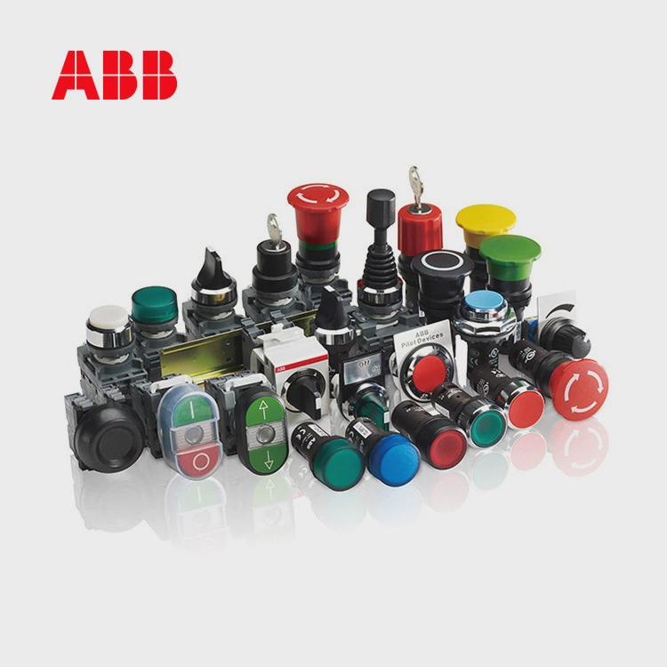 abb按钮指示灯led高亮度灯座包含集成灯泡110-130vac黄色