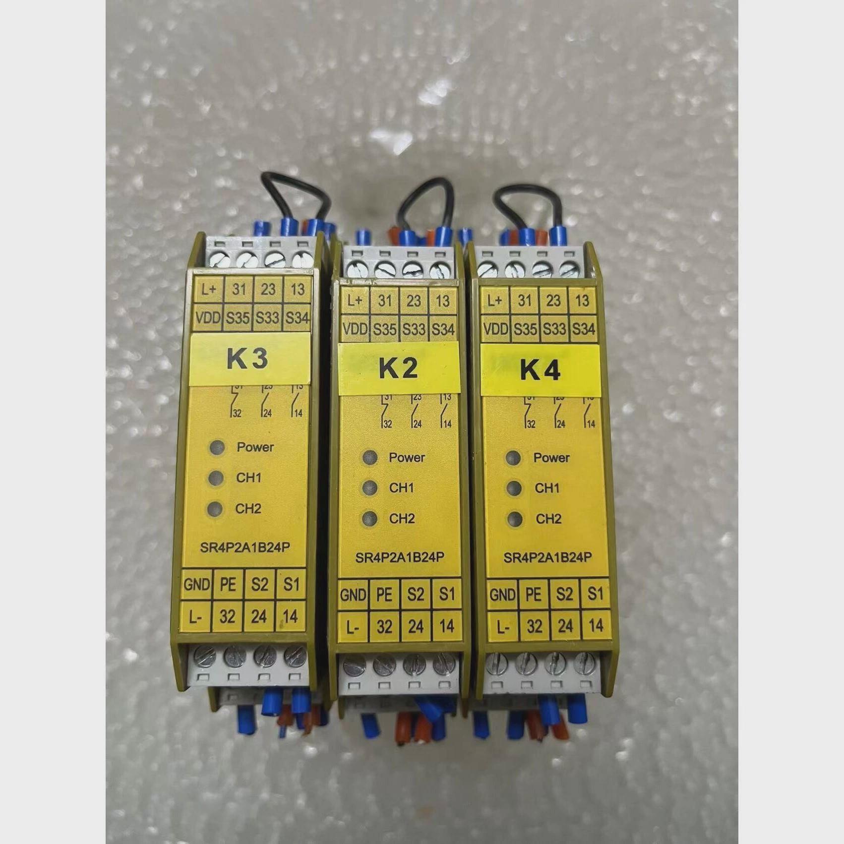 议价SR4P2A1B24P二手拆机莱恩安全继电器实物图拍摄,22议价