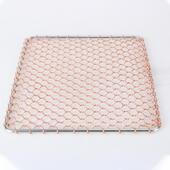 手编铜烧烤网 商用圆形方形加粗铜丝烤炉烤网烧烤自助商用铜烤网