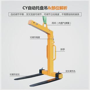 5吨手动自动平衡货叉吊机 卸货平衡吊搬运器载重1吨 G10装