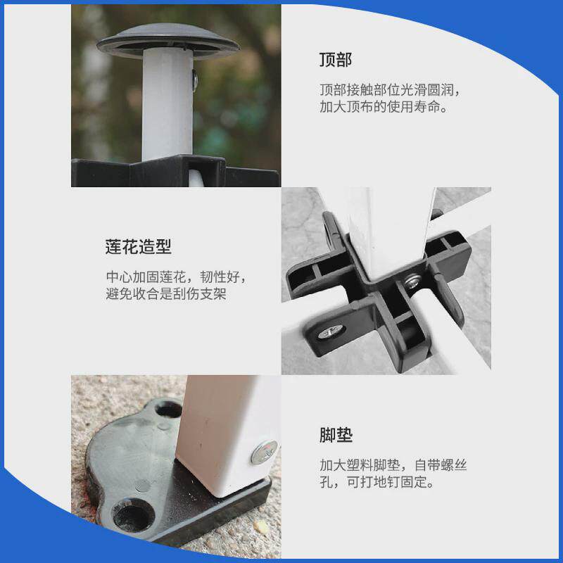 3*3广告户外帐篷自动架摆摊雨棚伸缩折叠四角遮阳棚定制遮阳大伞
