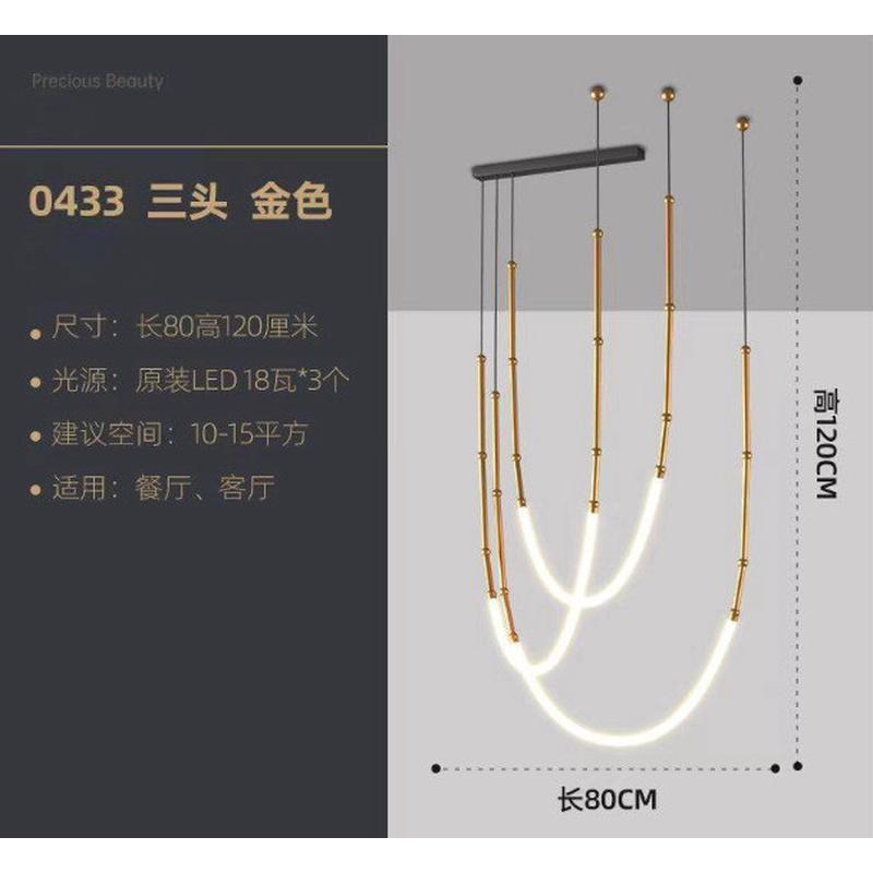 意式轻奢吊灯客厅高级感大厅餐厅灯具灯客厅展厅灯楼梯别墅吊灯
