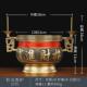 黄铜针尖香炉家用佛前室内供奉用品香插线香炉带烛台佛具香薰炉