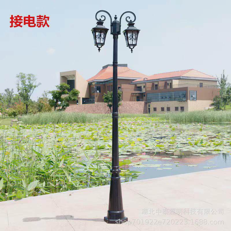 路灯庭院灯压铸铝花园别墅复古景观欧式农村家用外墙挂壁灯露台