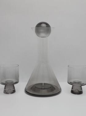 摆件高档玻璃红酒具欧式客厅餐桌酒柜醒酒器家居轻奢艺术软装饰品