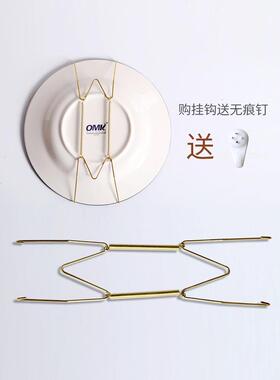 装饰挂盘挂钩隐形金属弹簧挂钩型挂钩墙面装饰陶瓷盘用配无痕钉