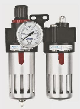 bfc3000溢流型工业气源处理件聚碳酸酯二联元件油水处理分离件