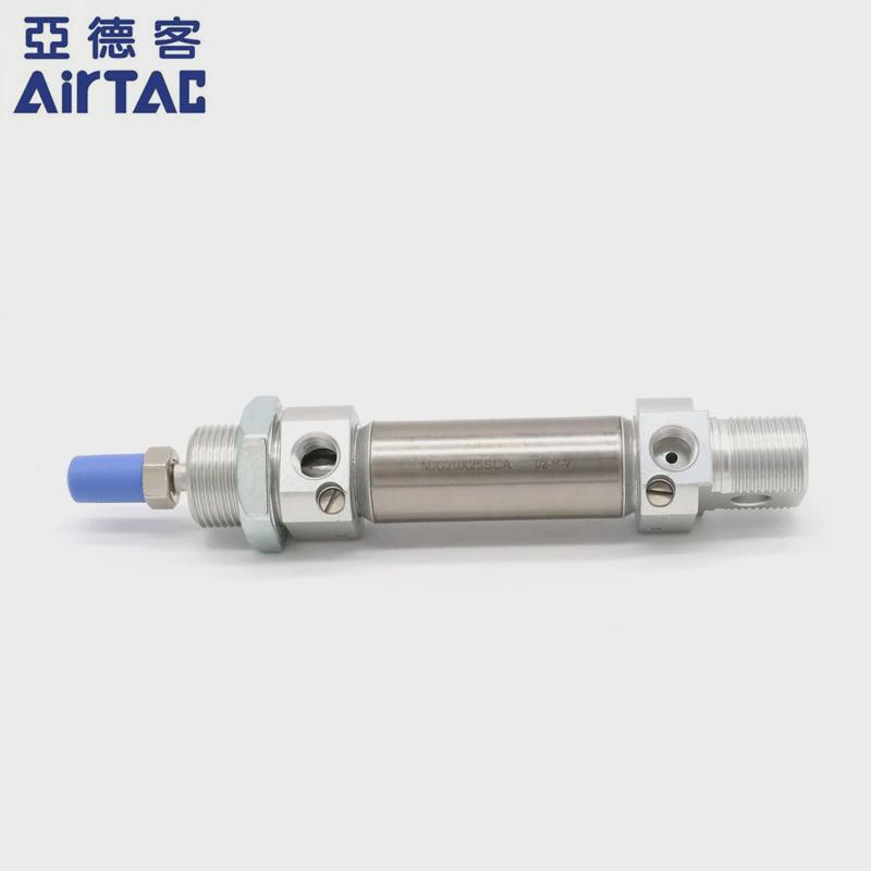 热销原装亚德客缓冲不锈钢迷你气缸MIC32*10*15*20*30*40*60-S-CM