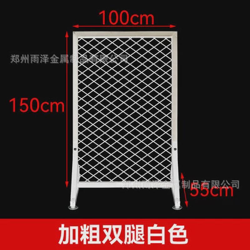 幼儿园作品铁丝展架菱形饰品网片绘画书法展览架屏风隔断铁艺网格