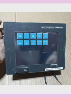 议价三菱触摸屏GT1555-VTBD带模块GT15-J71E71