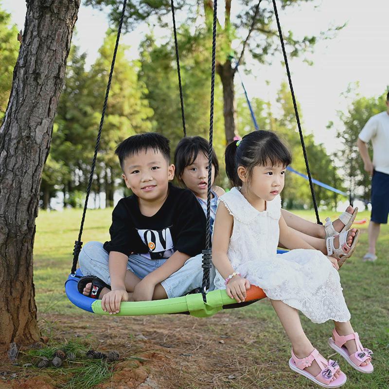 红房子秋千户外游乐儿童秋千多人900d牛津布秋千舒适帆布鸟窝室内