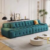 意式 极简布艺沙发沙发风客厅北欧轻奢网红罗奇堡沙发现代简约奶油