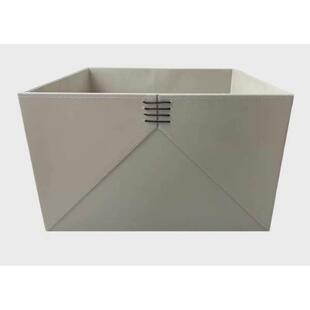 工厂直销无盖衣帽间厅柜顶收纳盒软装饰柜pu皮质储物盒收纳筐