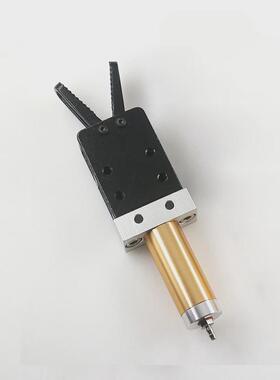 机械手伟夹具小夹子1815s1s2有信水口夹黄色圆柱扁嘴配件立夹具