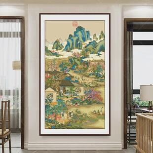 i9at雍正十二月全系列十字绣2024新款线绣大气客厅国画名画手工自