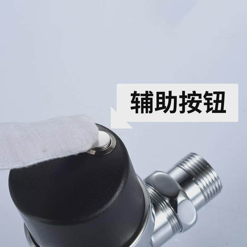后进水两用感应冲水器公厕蹲坑自动冲水器dc6v手动按钮明装过滤网