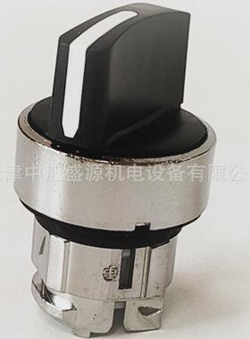 xb4短柄选择开关头zb4bd2选择开关2位锁定式22mm黑色选择开关头