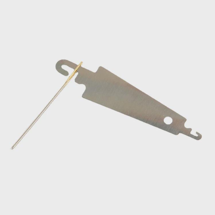 十字绣钢片穿线器双铁钩服装缝纫配件十字绣穿针引线器