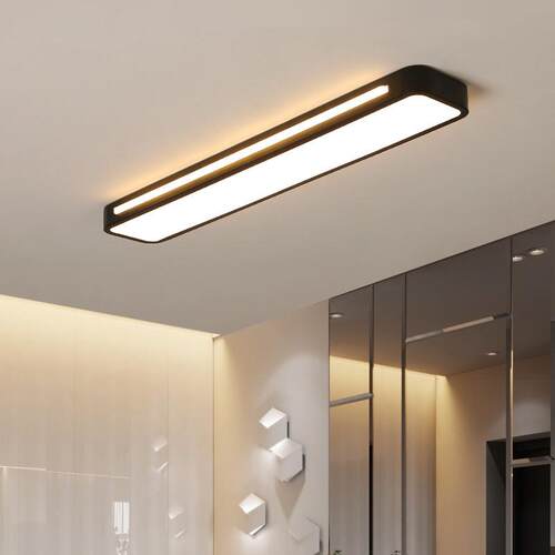 新款长条吸顶灯北欧简约led过道灯家用餐厅入户玄关阳台走廊灯具