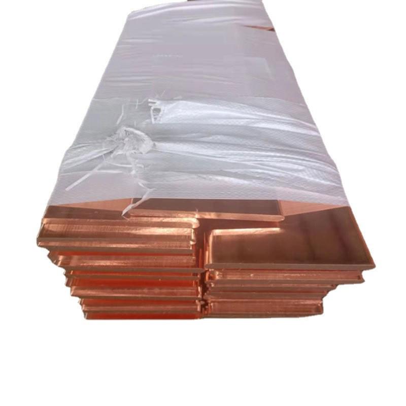 t2紫铜排接地导电铜排铜条母线排tmy电柜电箱用c1100镀锡纯铜