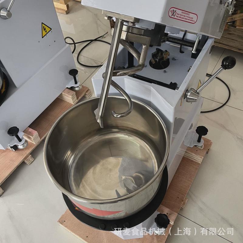 研麦面缸可拆卸和面机20升30升40升抬头式和面机商用离缸揉面机