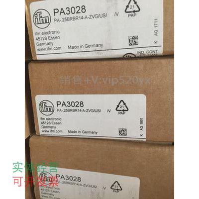 现货供应IFM全新原装PA3027PA3026PA3028PA3060