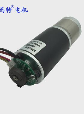 直径42mm无刷电30w50w75w配行星齿轮箱失直流减速电机刹车