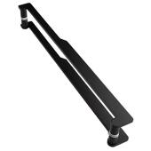 新中式 双开实木门把手不锈钢拉手 大门拉手黑色现代玻璃门把手对装