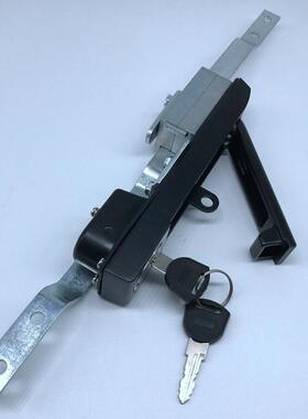 MS834-1P带挂锁黑色连杆锁，天地锁，柜门锁，配电箱门锁，机柜锁