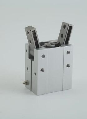 亚德客型手指气缸HFY16平行导轨夹爪手指气缸气爪开闭型气动气缸