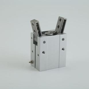 亚德客气动手指气缸hfy16平行导轨夹爪手指气缸气爪开闭型型气缸