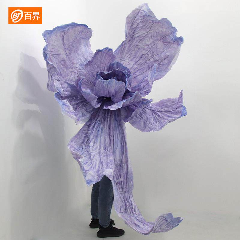 热销百界婚庆道具巨礼大型仿真花纸艺花挂饰舞台装饰美陈店铺橱窗