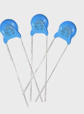 zov直现货供应压敏电阻05d680k5mm5d680k10%68v防雷电阻器插